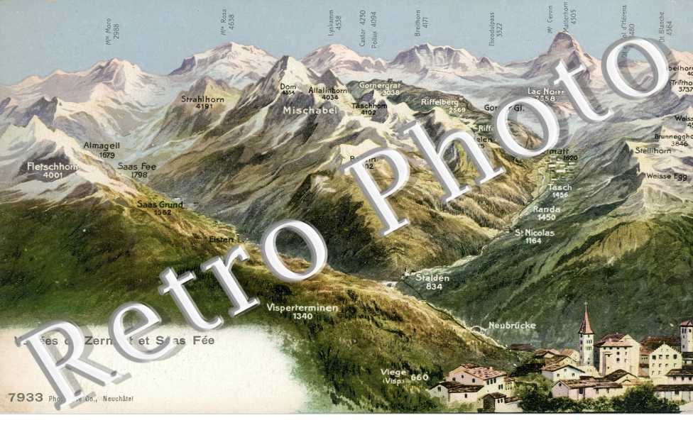 Vallees de Zermatt et Saas Fee