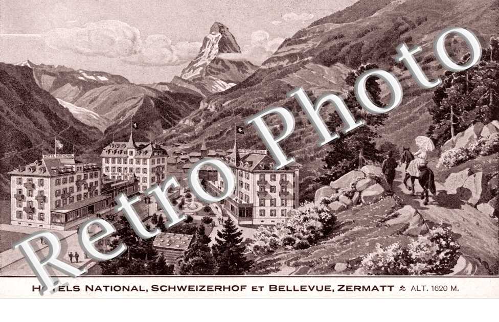 Hotels national , Schweizerhof et Bellevue