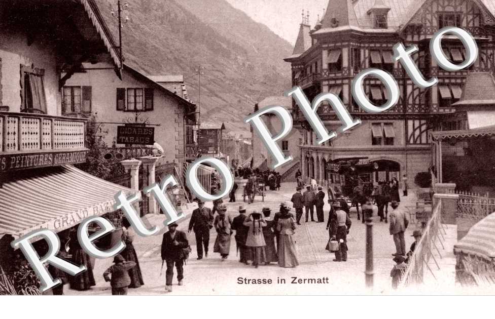 Strasse in Zermatt - une rue