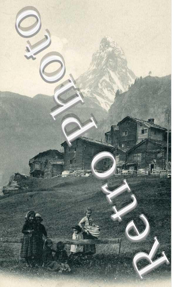 Partie aus dem alten Zermatt