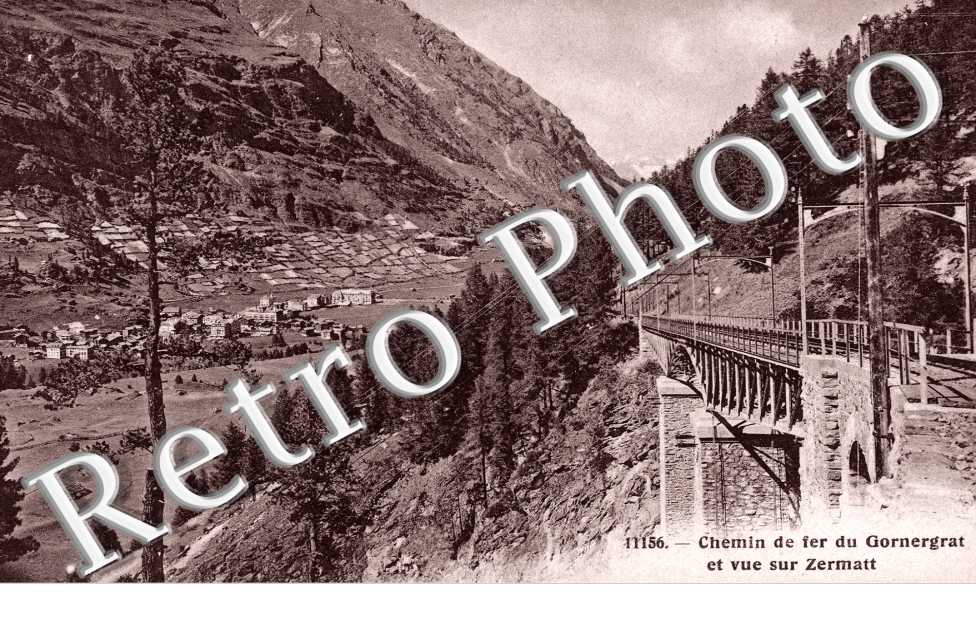 Chemin de Fer du Gornergrat et Vue sur Zermatt