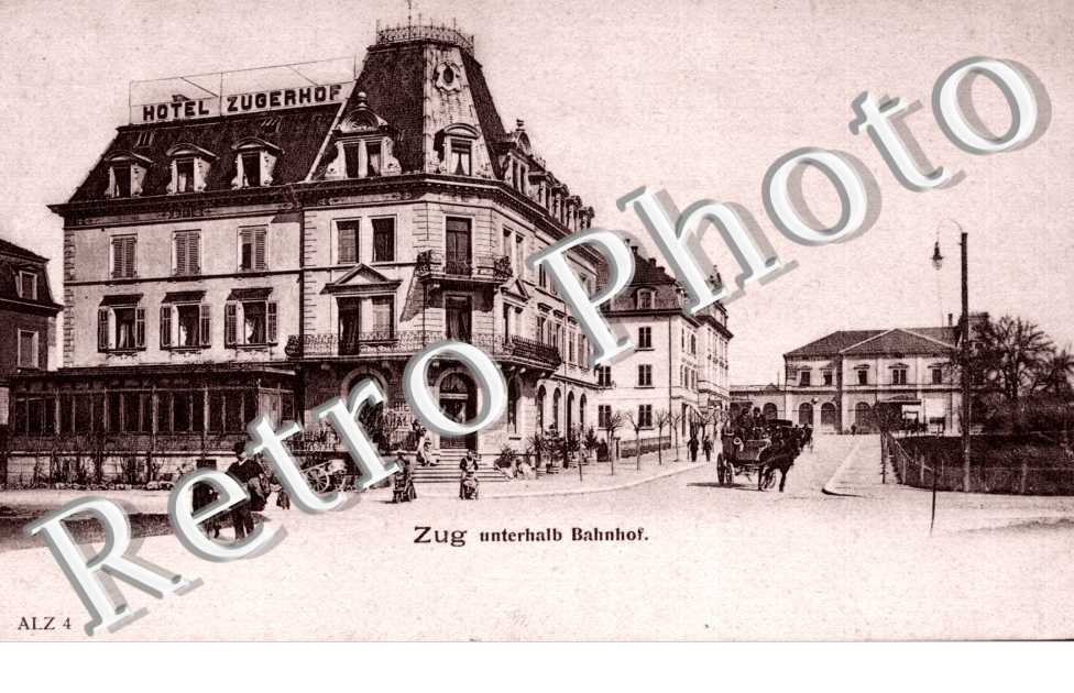 Unterhalb Bahnhof. En bas de la gare