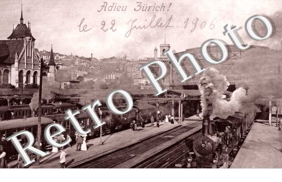 le Chemin de Fer, "Adieu Zurich!". f16/5000
die Eisenbahn. Chemin de fer
