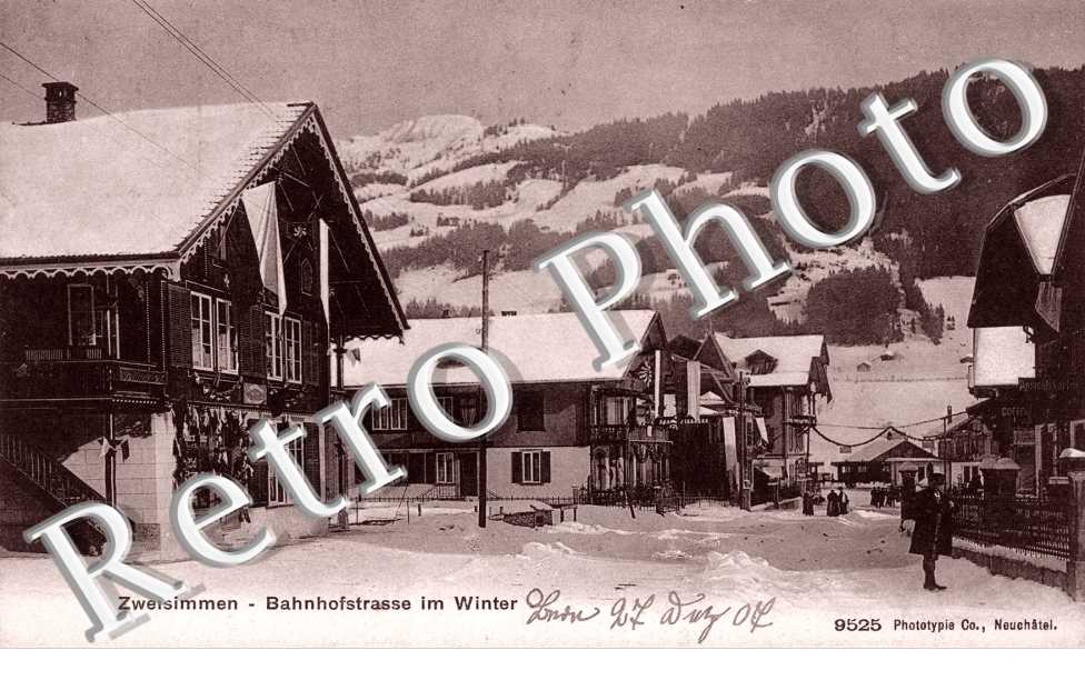Bahnhofstrasse im Winter