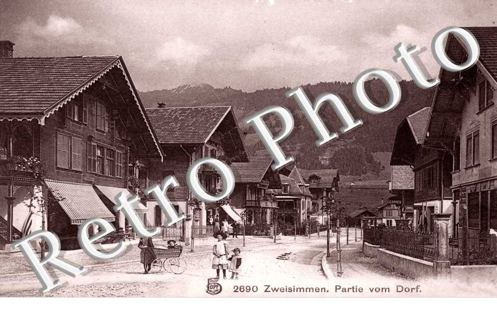 Zweisimmmen, Partie vom Dorf