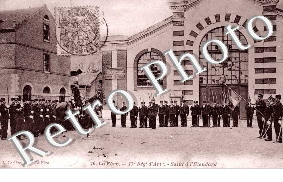 18eme Regiment d'Artillerie, Salut a l'Etendard