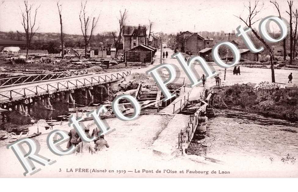 le pont de l'Oise et Faubourg de Laon