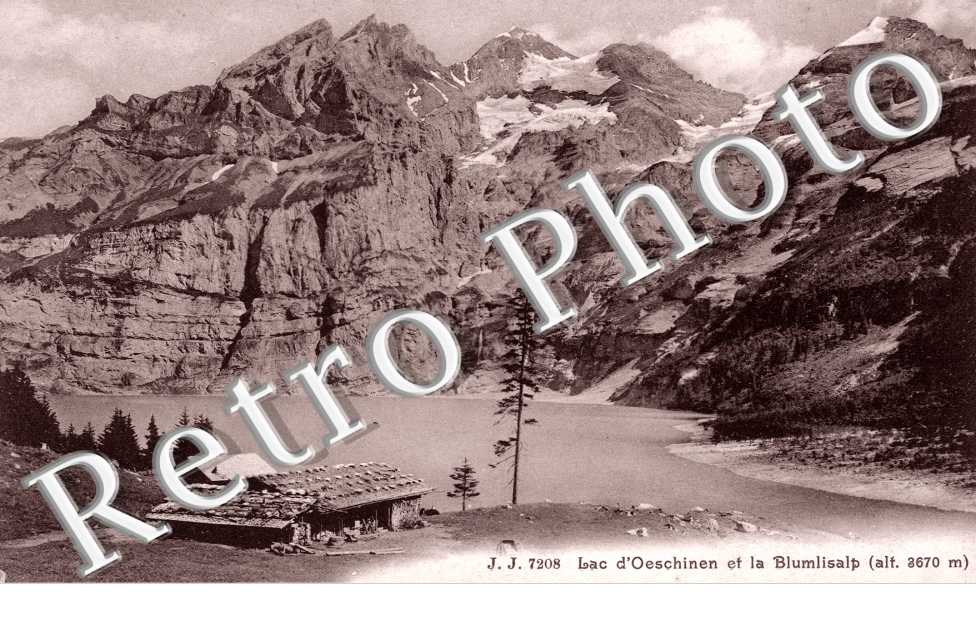 Lac d'Oeschinen et la Blumlisalp