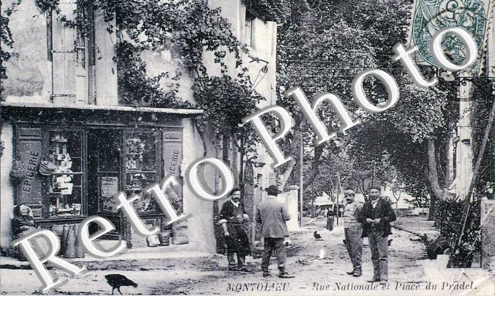 rue nationale et place du Pradel