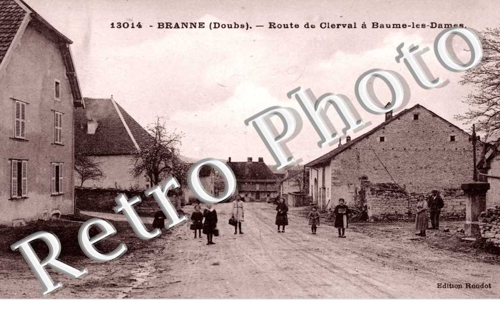 Route de Clerval a Baume les Dames