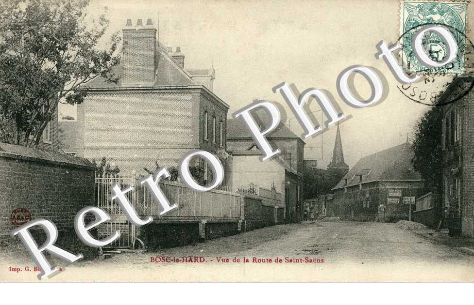 vue de la route de saint saens