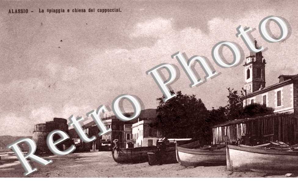 la spiaggia e chiesa dei cappuccini