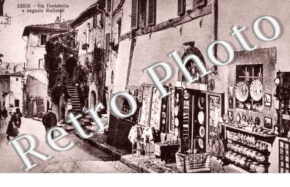 via Fontebello e negozio Mollaioli