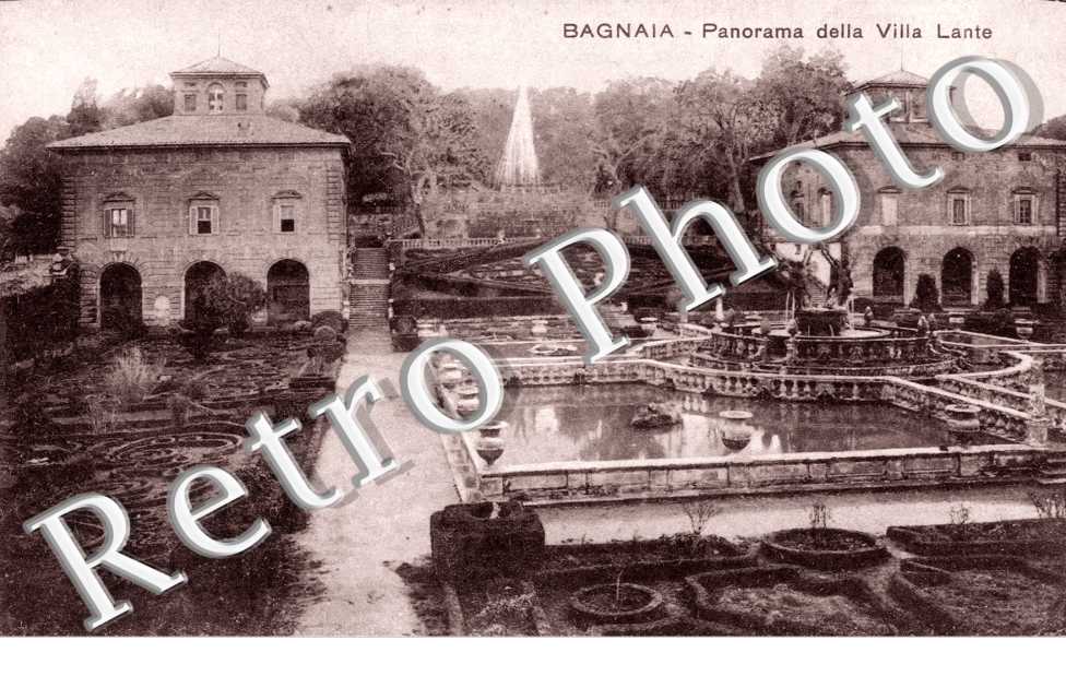 panorama della villa lante