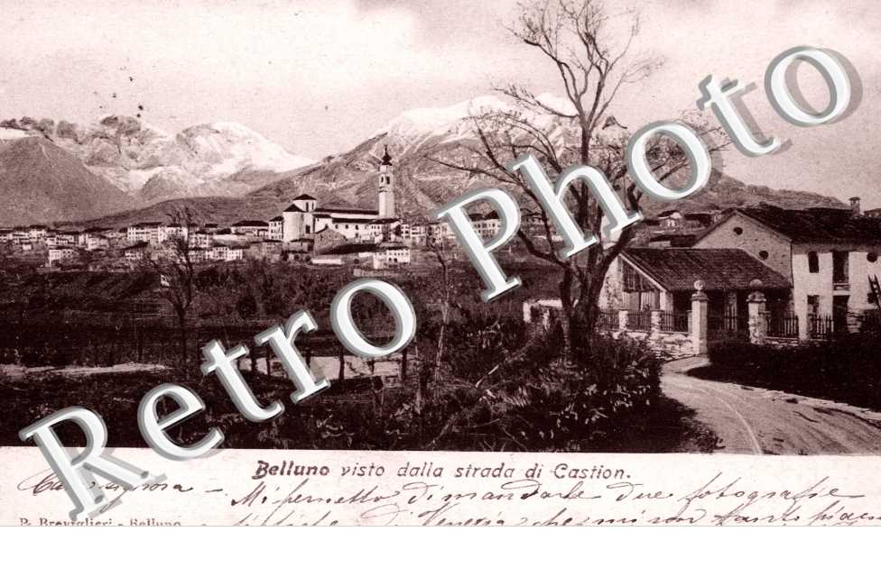 visto dalla stada di Castion