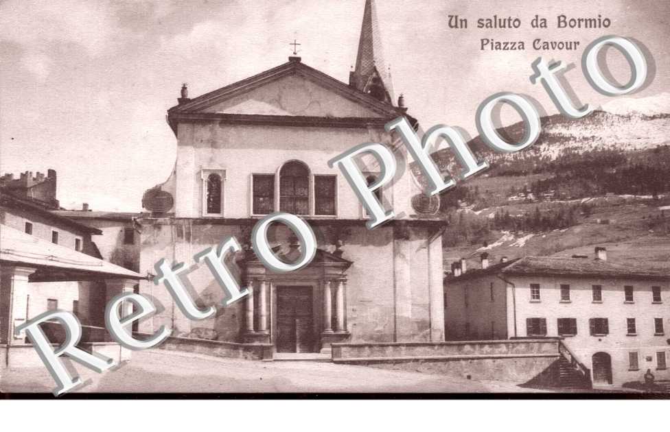 Un saluto da Bormio  - piazza Cavour