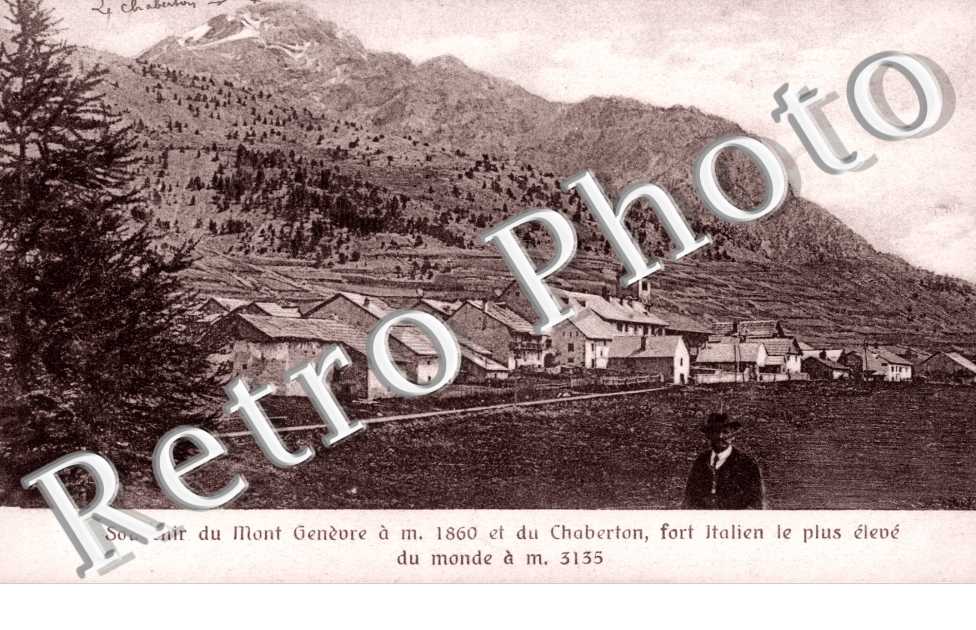 souvenir du mont Genevre et du Chaberton