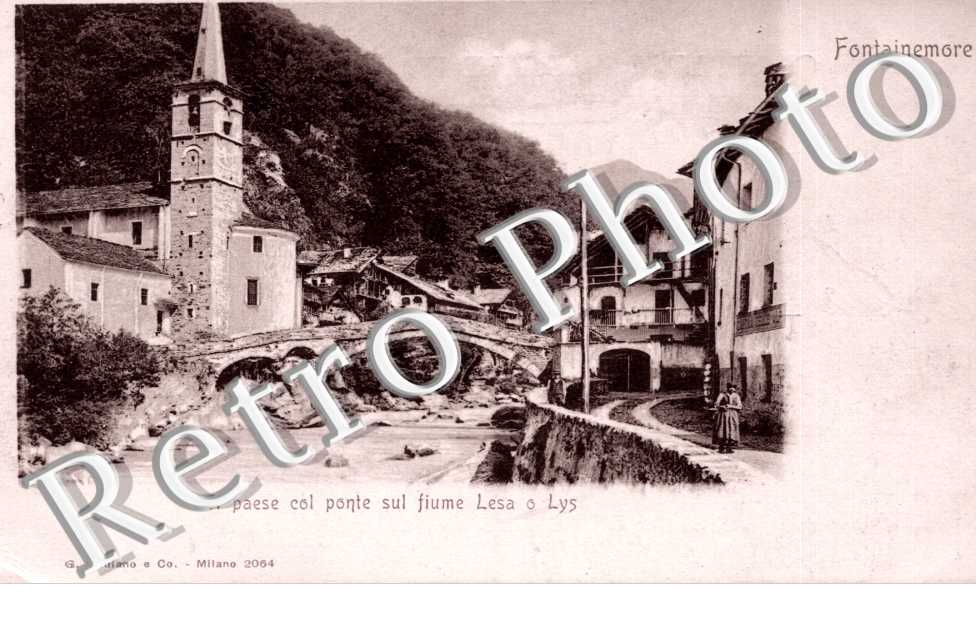 il Paese col Ponte sul Fiume Lesa o Lys