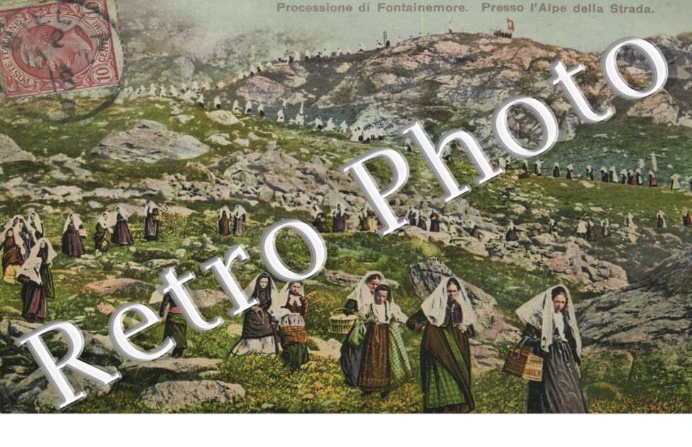 Proccessione di Fontainemore, Presso l'Alpe della Strade