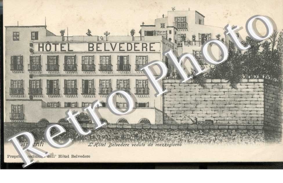 L'hotel Belvedere veduto da mezzogiorno