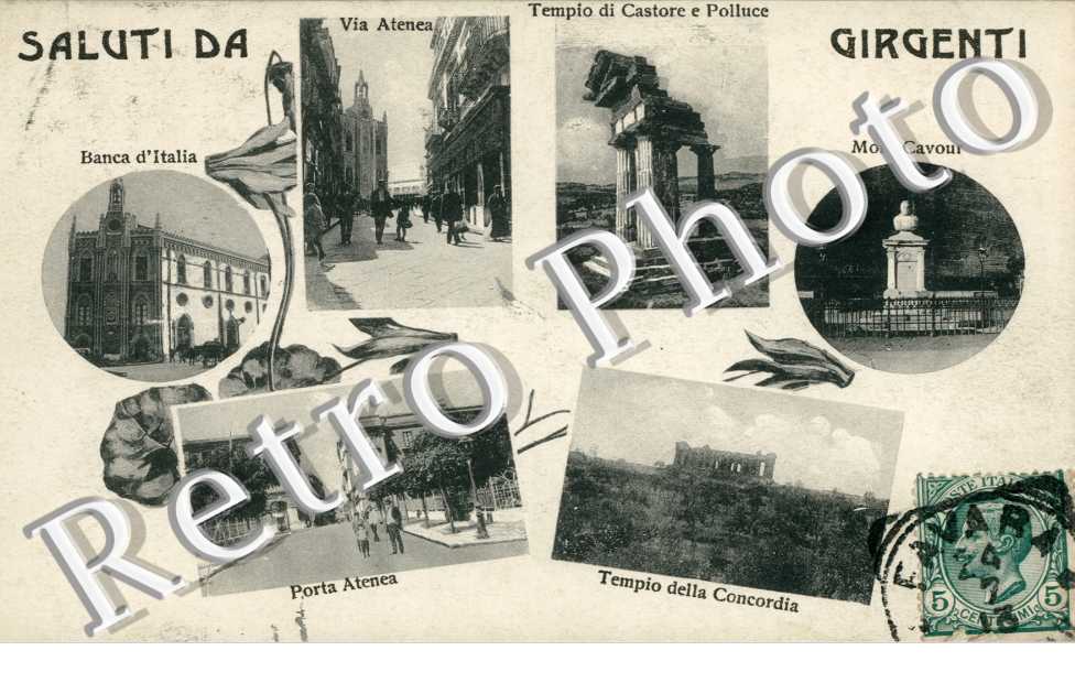 Tempio di Castore e Polluce, Tempio della Concordia, Porta Atenea, Banca d'Italia
