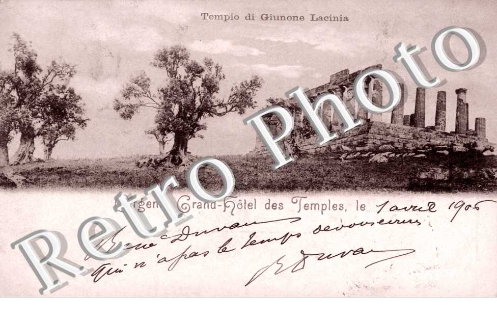 Tempio di Giunone Lacinia, Grand Hotel des Temples