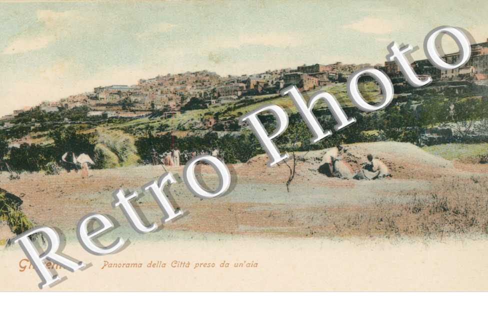 Panorama della Citta preso da un'aia