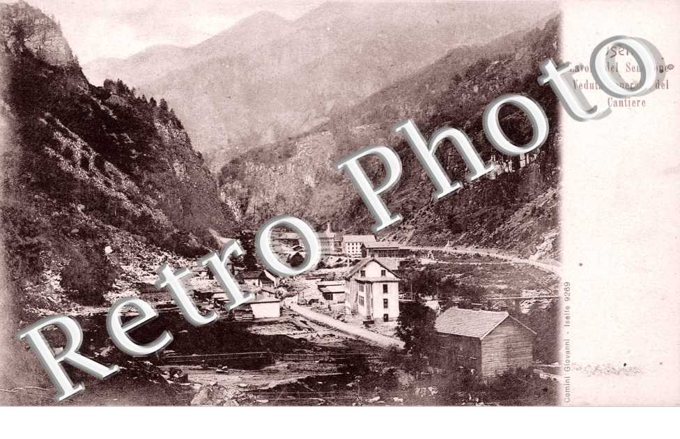 lavori del sempione veduta generale del cantiere