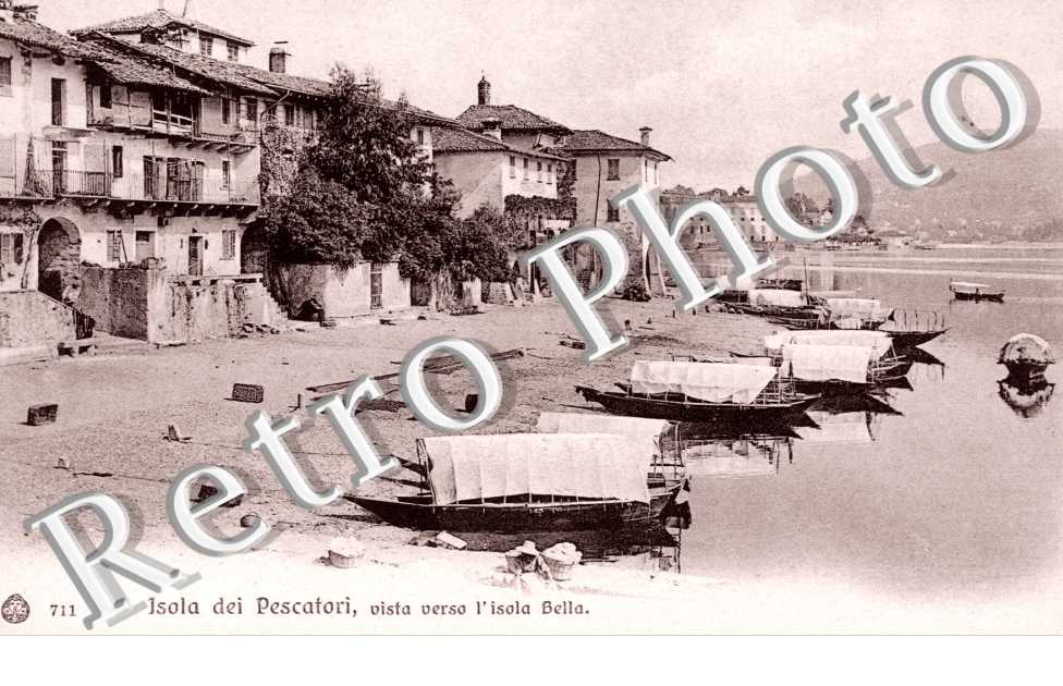 Isola dei Pescatori, vista verso l'isola Bella