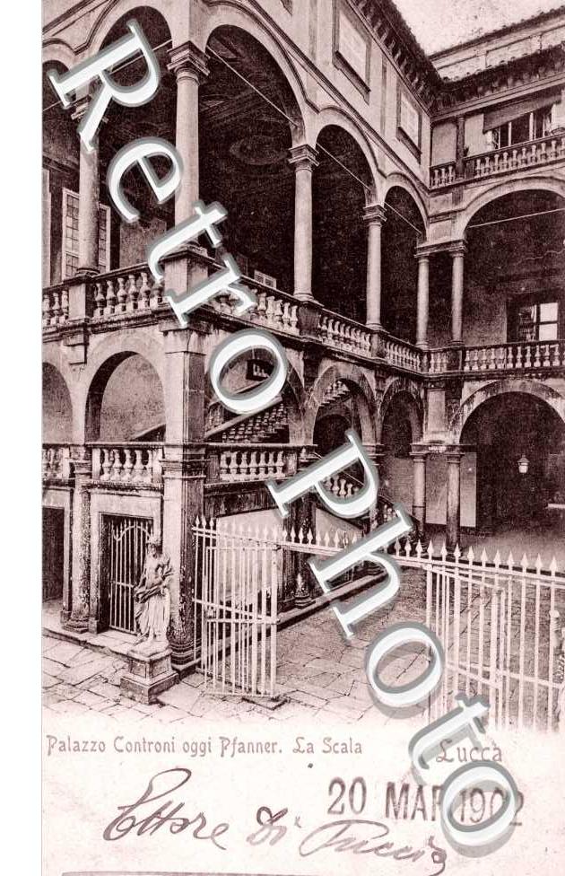palazzo Controni oggo Pfanner, la scala
