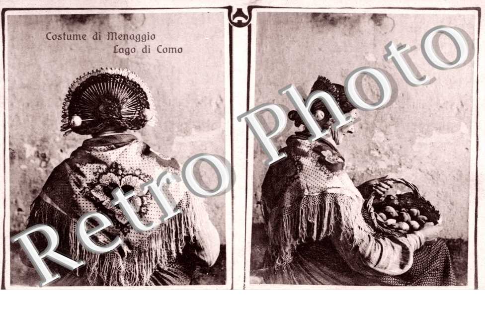 costume di Menaggio, lago di Como