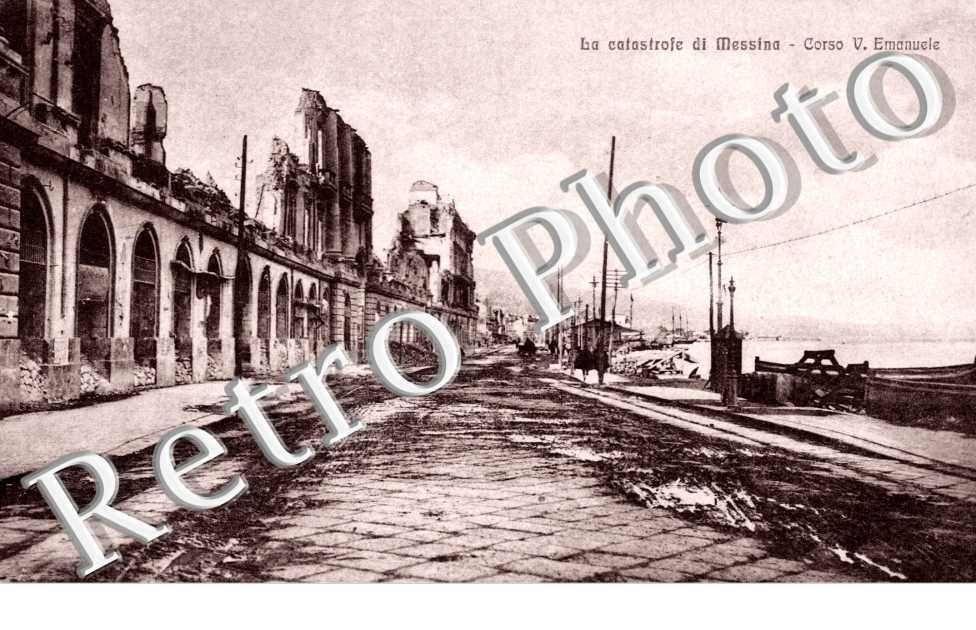 Corso Vittorio Emanuele, la catastrofe di Messina