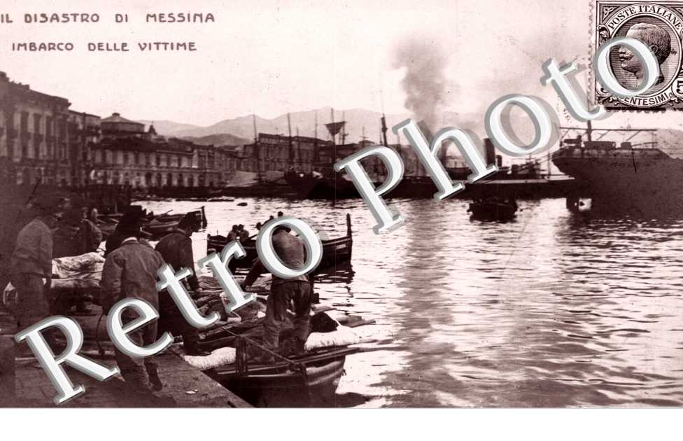 Imbarco delle vittime, Il disastro di Messina