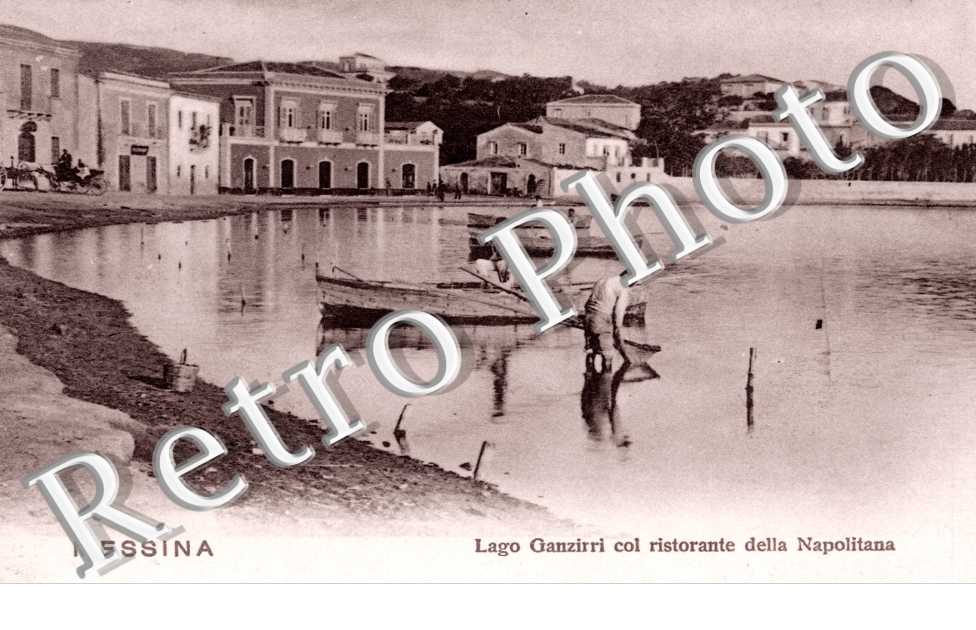 Lago Ganzirri col ristorante della Napolitana