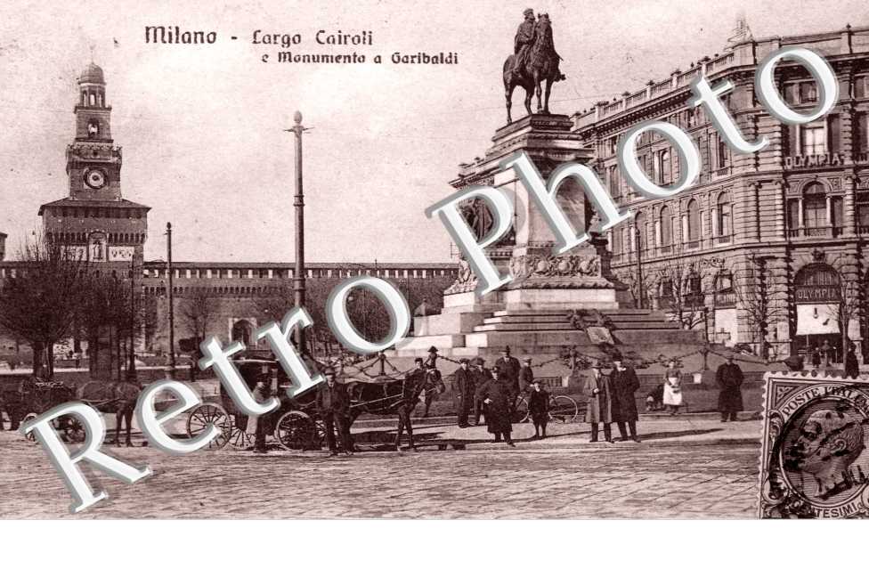 Largo Cairoli e Monumento a Garibaldi