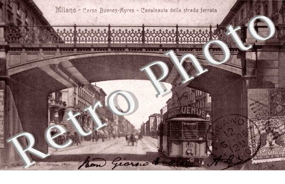 corso Buenos Ayres, cavalcavia della strada ferrata