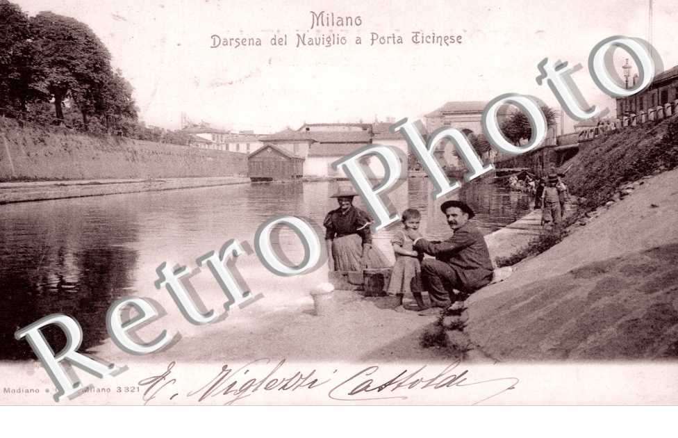 Darsena del Naviglio a Porta Ticinese