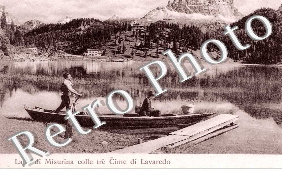 Lago di Misurina colle tre Cime di Lavaredo