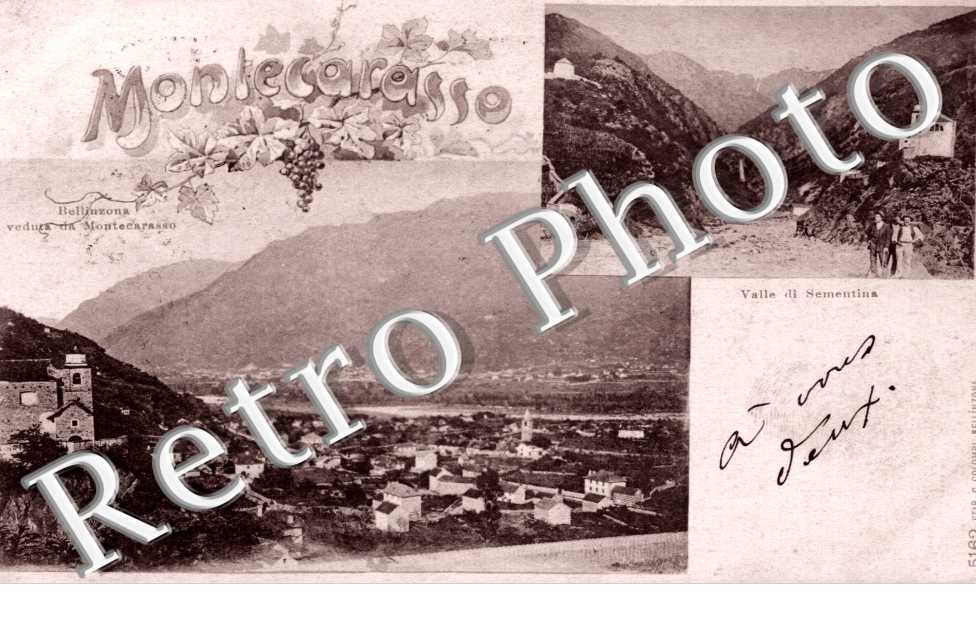 Valle di Sementina Bellinzona veduta da Montecarasso