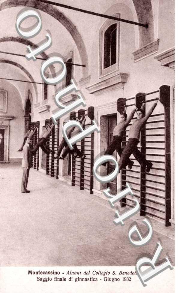 Alunni del Collegio San Benedetto, Saggio finale di ginnastica, Giugno 1932