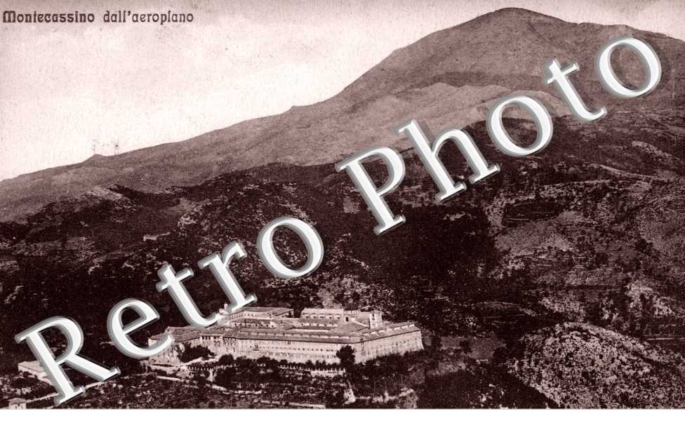 Montecassino dall'aeroplano