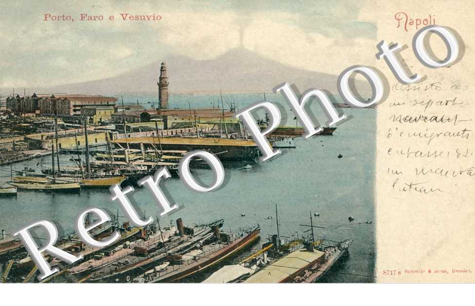 Porto, faro e vesuvio