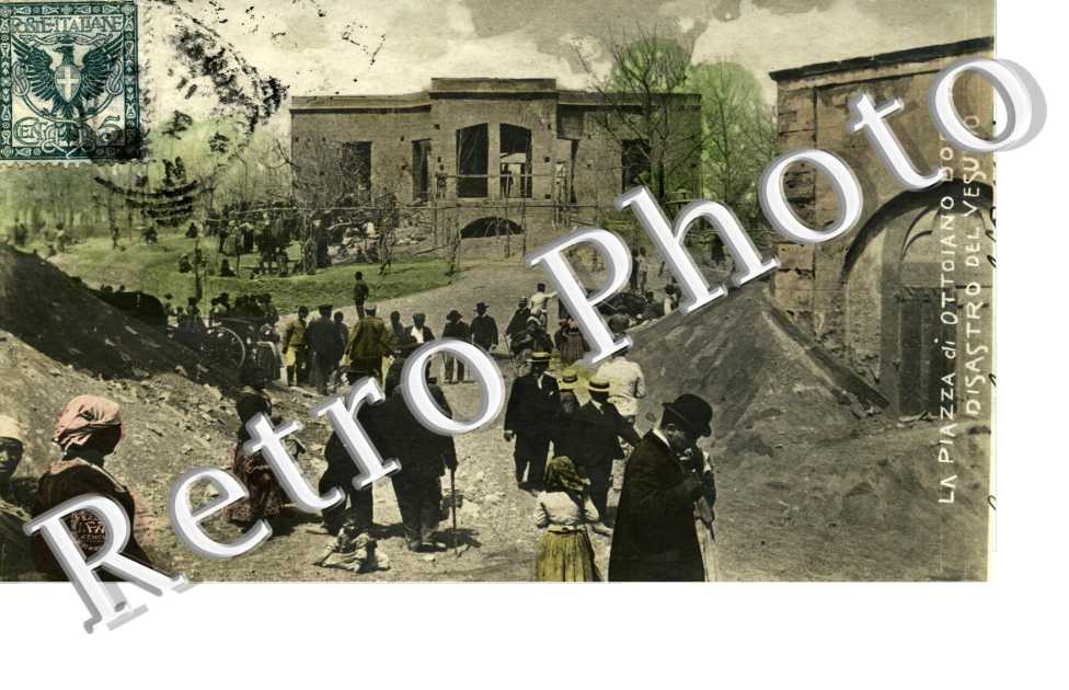 La Piazza dopo om disastro del Vesuvio