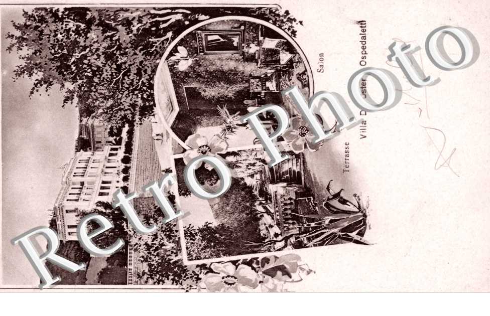 villa Dr Oster, terrasse, salon