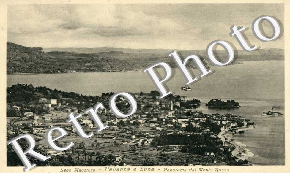 lago maggiore, panorama dal monte Rosso
