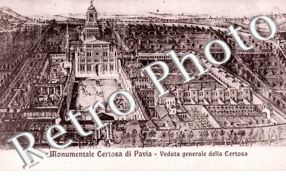 monumentale certosa, veduta generale della certosa
