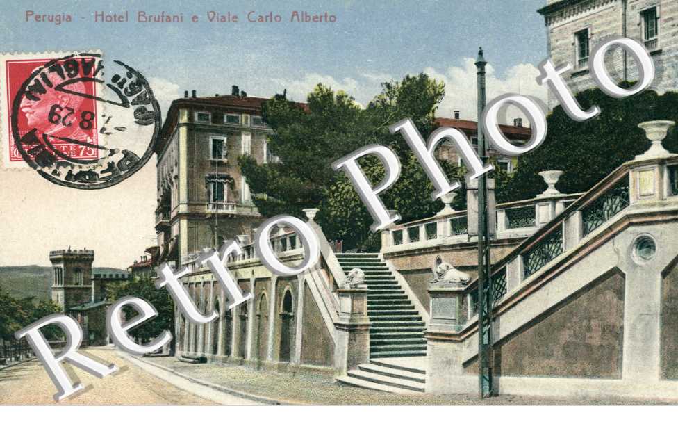 hotel Brufani e viale Carlo Alberto