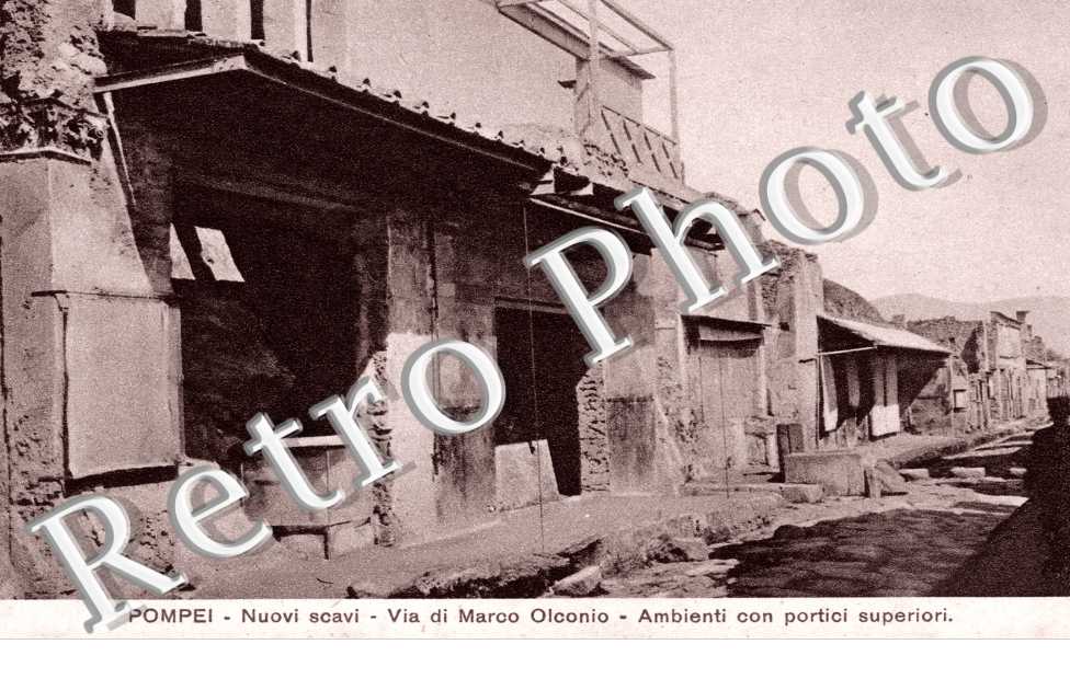 nuovi scavi, via di Marco Olconio