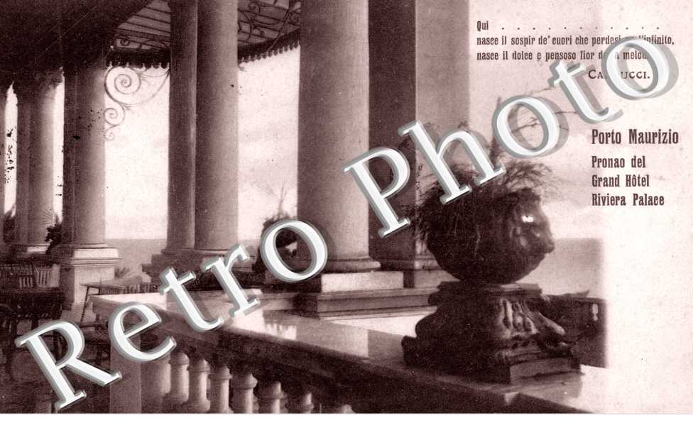 pronao del grand hotel Riviera Palace