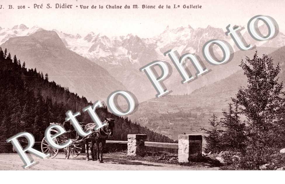 Vue de la Chaine du Mont Blanc